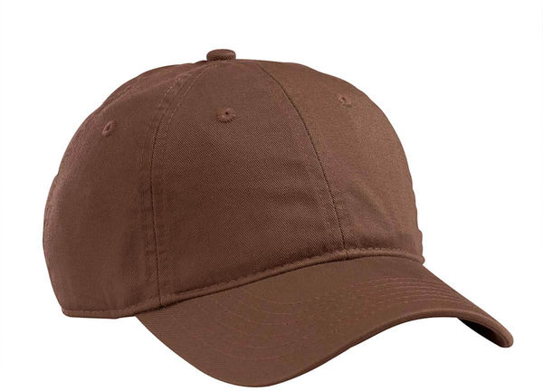 Am image of a Custom Econscious Organic Cotton Twill Unstructured Baseball Hat in Earth!