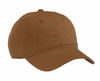 Am image of a Custom Econscious Organic Cotton Twill Unstructured Baseball Hat in Legacy Brown!