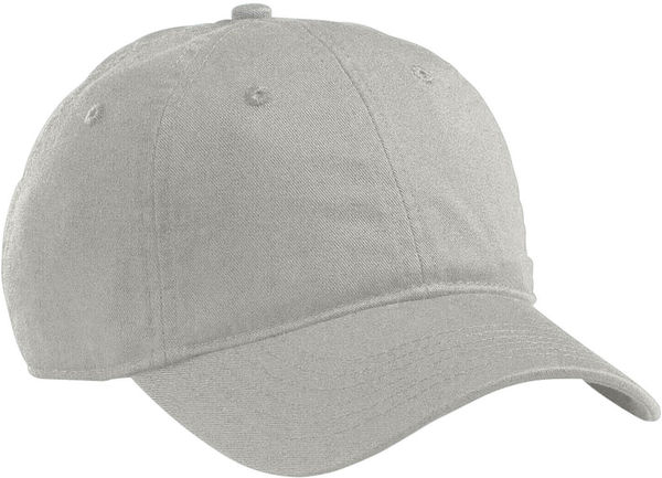 Am image of a Custom Econscious Organic Cotton Twill Unstructured Baseball Hat in Dolphin!