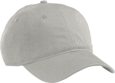 Am image of a Custom Econscious Organic Cotton Twill Unstructured Baseball Hat in Dolphin!