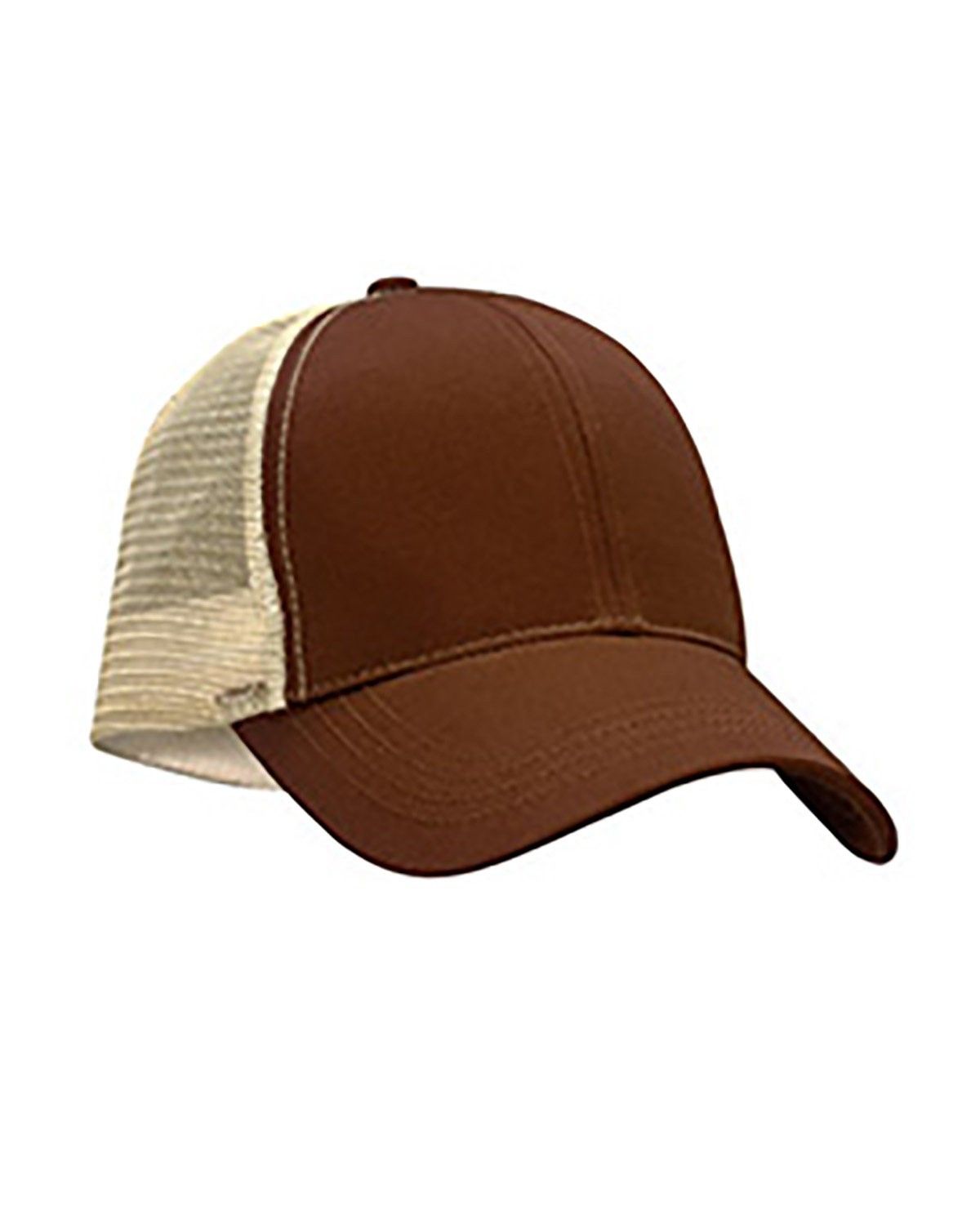 Econscious Eco Trucker Organic Recycled Hat in Earth/Oyster