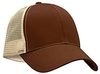 Am image of a Custom Econscious Eco Trucker Organic Recycled Hat in Earth/Oyster!