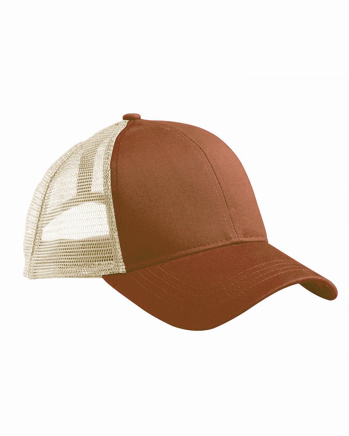Econscious Eco Trucker Organic Recycled Hat in Leg Brown/Oyster