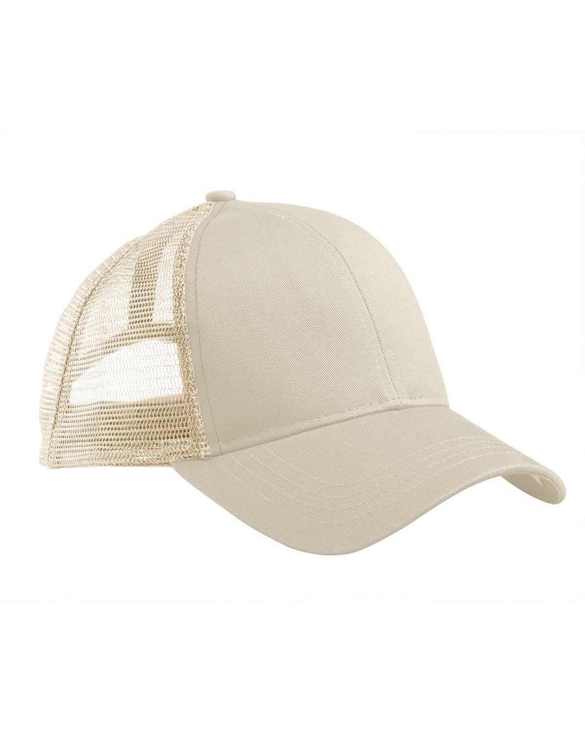Econscious Eco Trucker Organic Recycled Hat in Oyster/Oyster