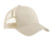 Am image of a Custom Econscious Eco Trucker Organic Recycled Hat in Oyster/Oyster!