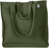 Am image of a Custom Econscious 6.8 oz Hemp Market Tote in Olive!