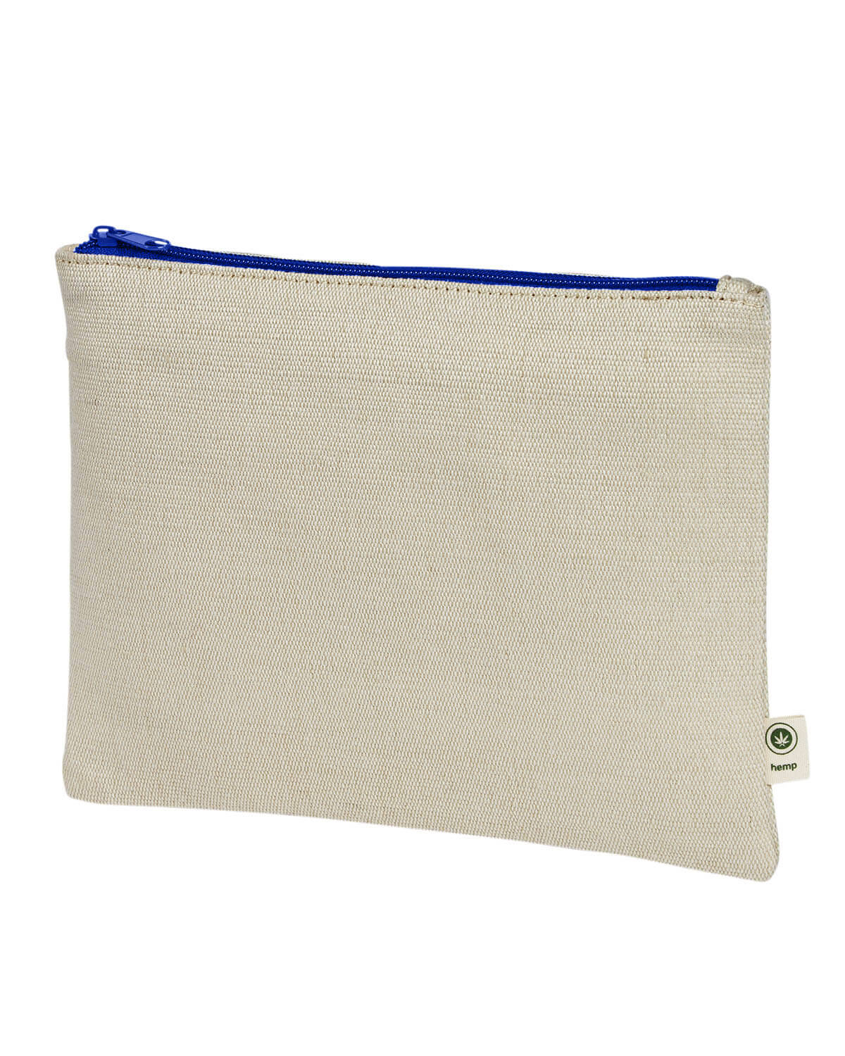 Econscious Hemp Pouch in Natural/Blue