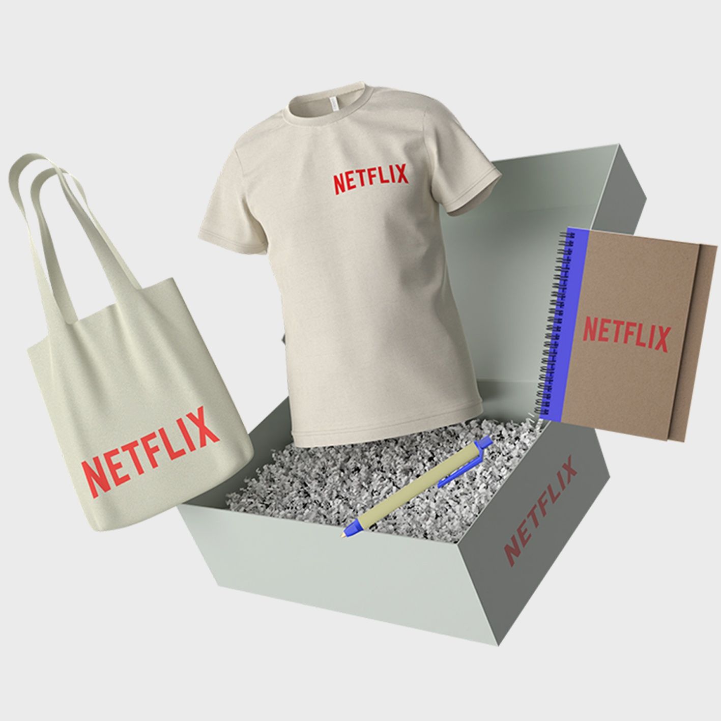 An image of our eco-friendly swag box that you can customize