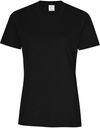 Am image of a Custom ATC everyday Ring Spun Cotton Ladies Tee in Black!