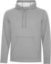 Am image of a Custom ATC Game Day Fleece Hooded Sweatshirt in Athletic Grey!