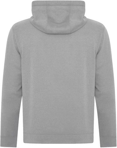 Am image of a Custom ATC Game Day Fleece Hooded Sweatshirt in Athletic Grey!
