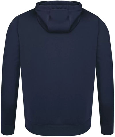 Am image of a Custom ATC Game Day Fleece Hooded Sweatshirt in True Navy!