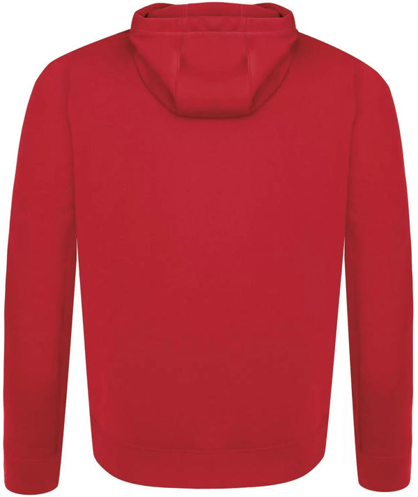 Am image of a Custom ATC Game Day Fleece Hooded Sweatshirt in True Red!