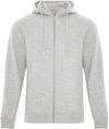 Am image of a Custom ATC ESACTIVE FULL ZIP HOODED SWEATSHIRT in Athletic Heather!