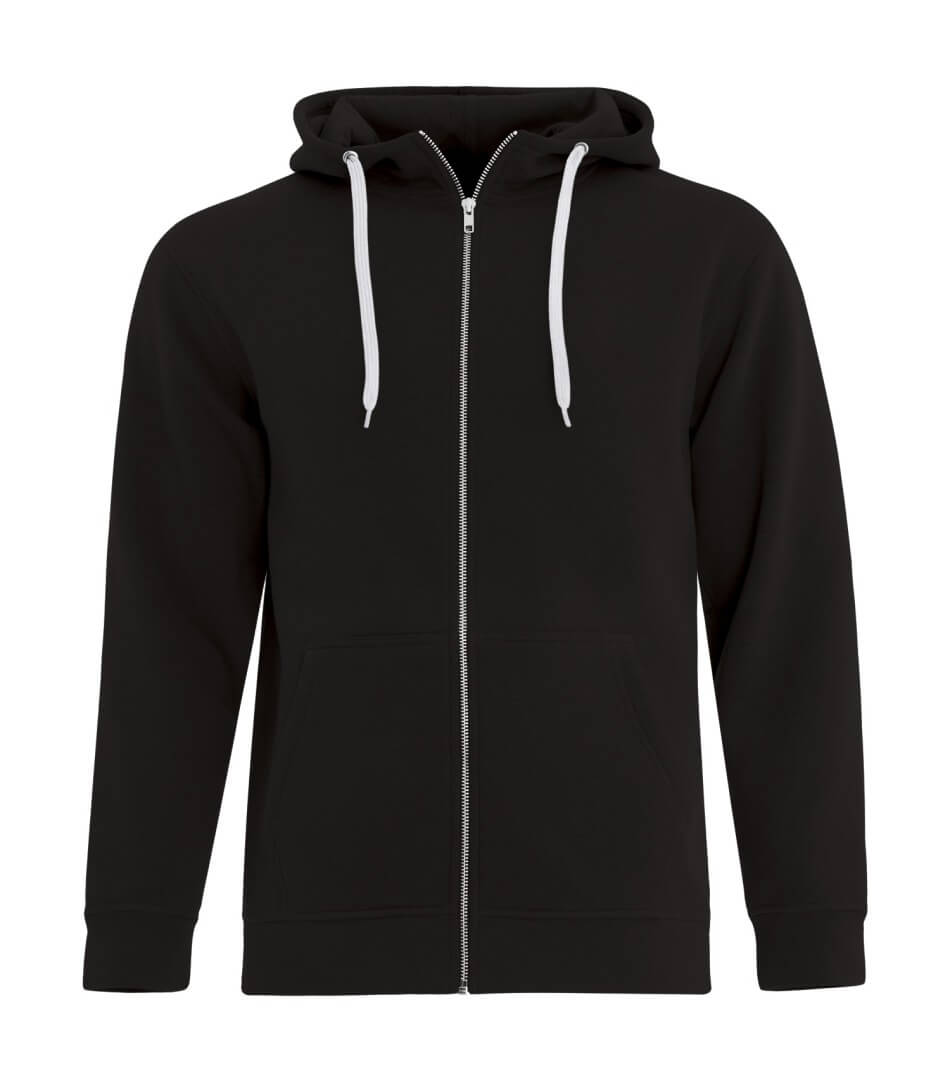 ATC ESACTIVE FULL ZIP HOODED SWEATSHIRT in Black
