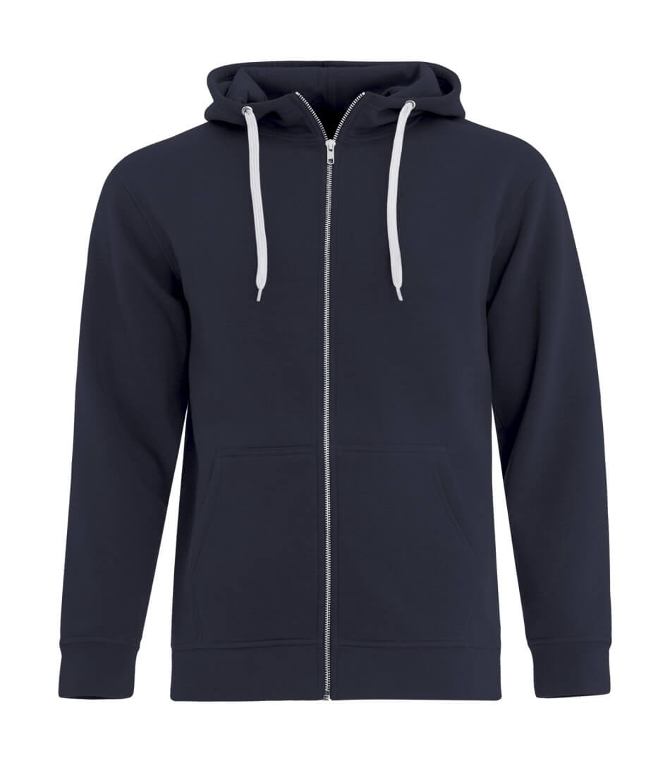 ATC ESACTIVE FULL ZIP HOODED SWEATSHIRT in Navy
