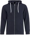 Am image of a Custom ATC ESACTIVE FULL ZIP HOODED SWEATSHIRT in Navy!