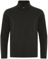 Am image of a Custom ATC Game Day Fleece Half Zip Sweatshirt in Black!