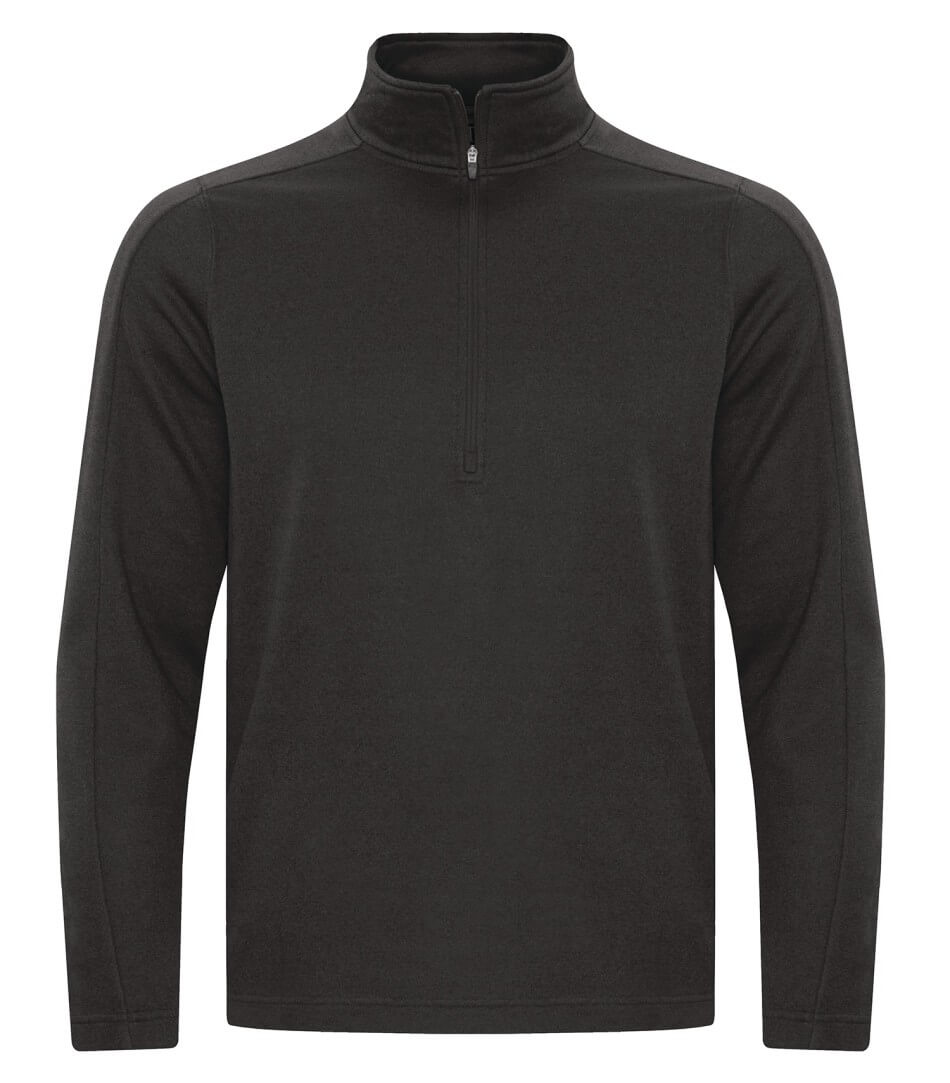 ATC Game Day Fleece Half Zip Sweatshirt in Charcoal Heather
