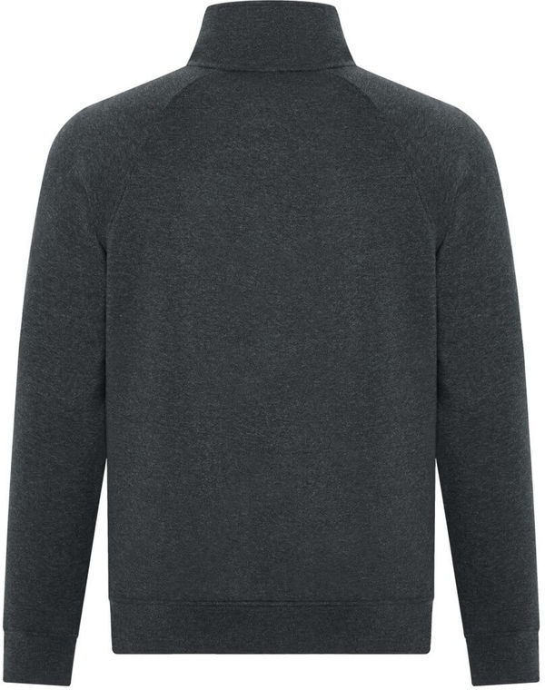 Am image of a Custom ATC Esactive Vintage Quarter Zip Sweatshirt in Black Heather!
