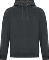 Am image of a Custom ATC ESACTIVE Vintage Hooded Sweatshirt in Black Heather!