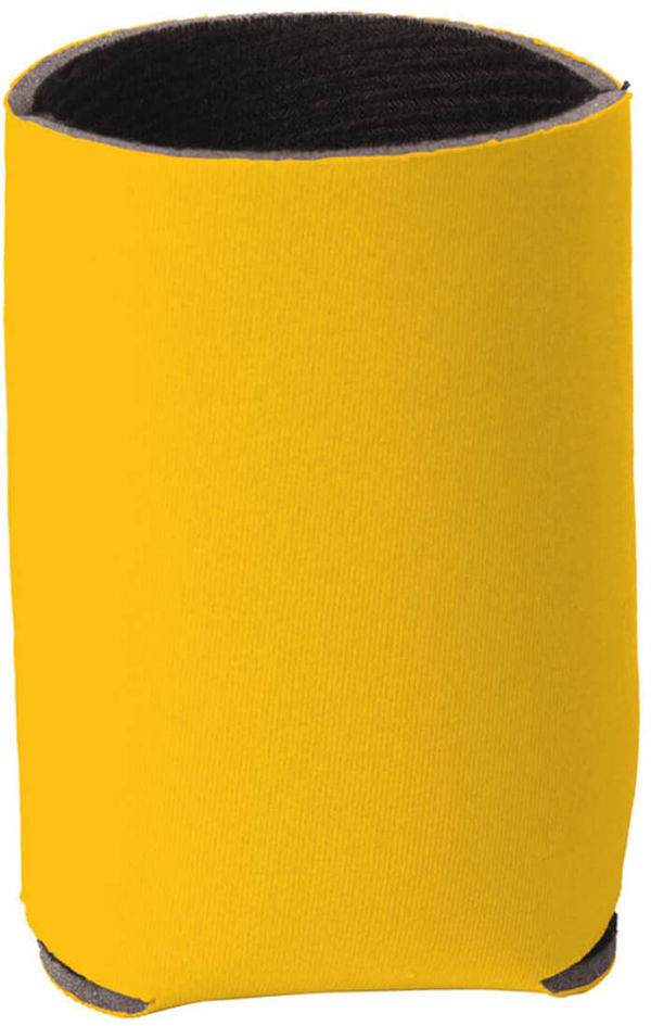 Am image of a Custom Liberty Bags Insulated Can Holder in Yellow!