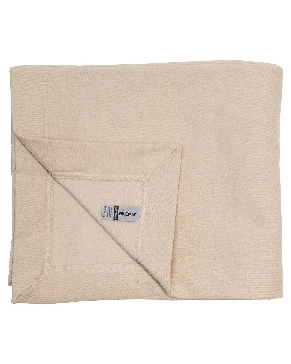 Gildan Heavy Blend Fleece Stadium Blanket in SAND