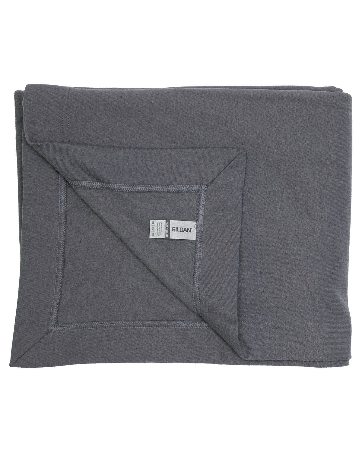 Gildan Heavy Blend Fleece Stadium Blanket in CHARCOAL