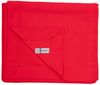Am image of a Custom Gildan Heavy Blend Fleece Stadium Blanket in RED!