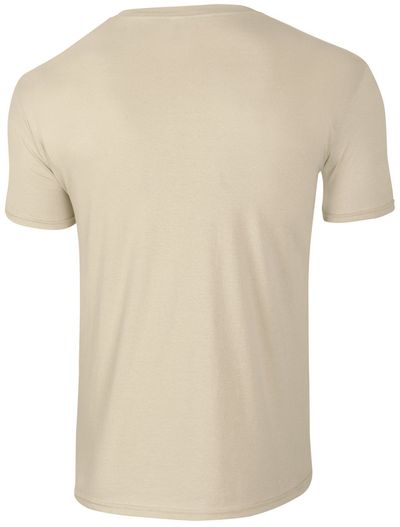 Am image of a Custom Gildan Softstyle T Shirt in Natural!