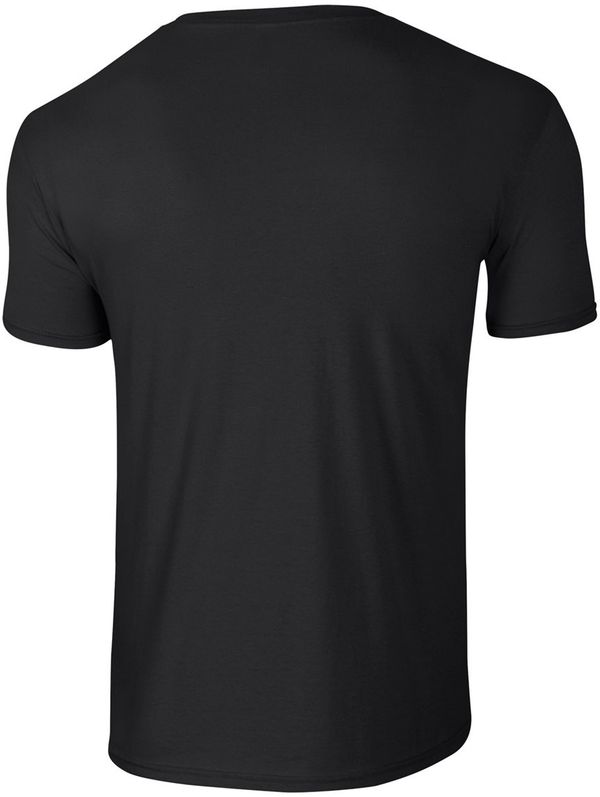 Am image of a Custom Gildan Softstyle T Shirt in Black!