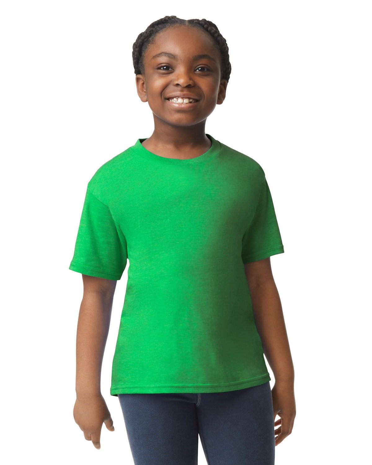 Gildan Youth Softstyle T Shirt in IRISH GREEN