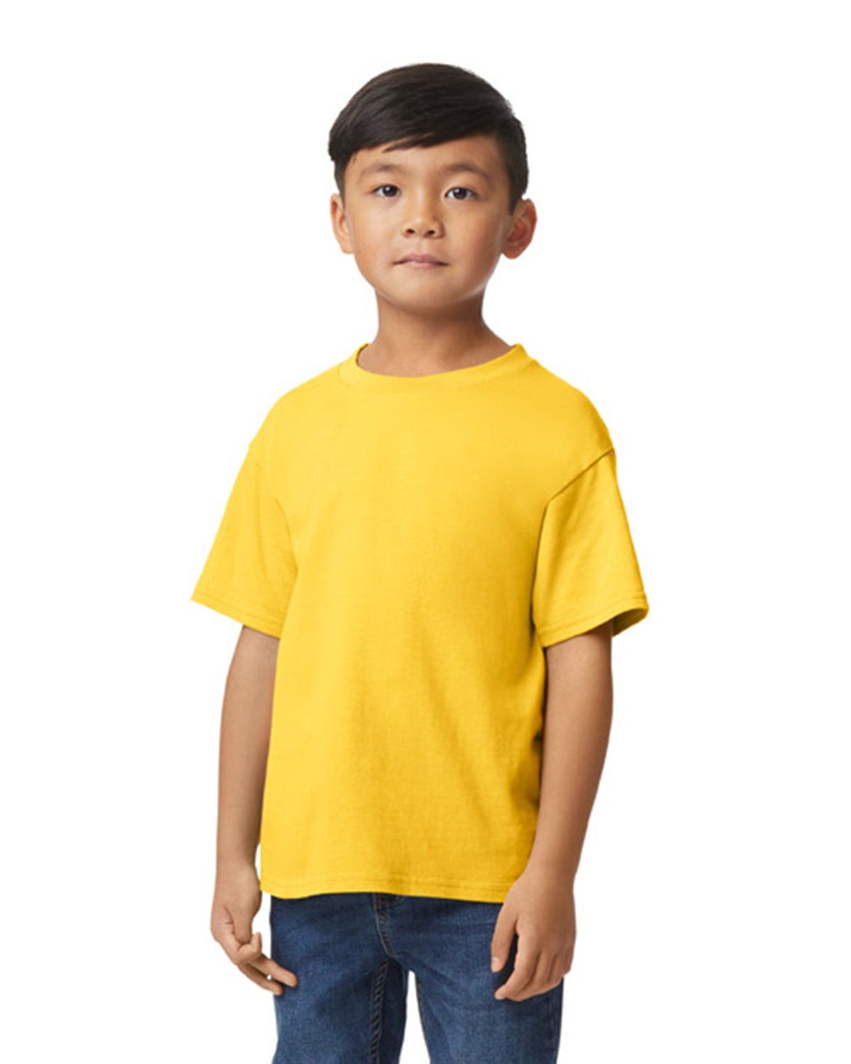 Gildan Youth Softstyle Midweight T Shirt in DAISY
