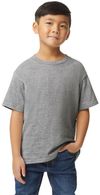 Am image of a Custom Gildan Youth Softstyle Midweight T Shirt in RS SPORT GREY!
