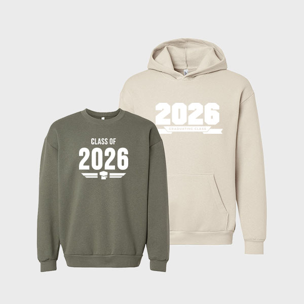 Create custom grad hoodies for your graduating class!