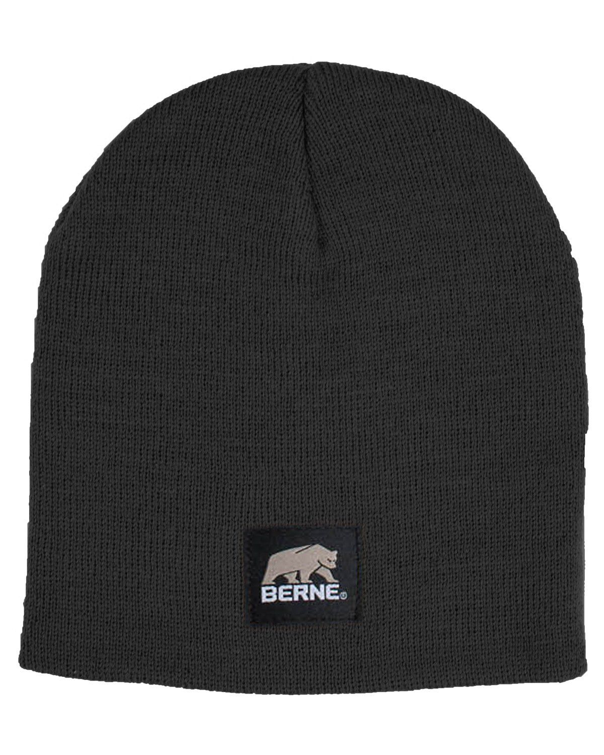 Berne Heritage Knit Beanie in Black