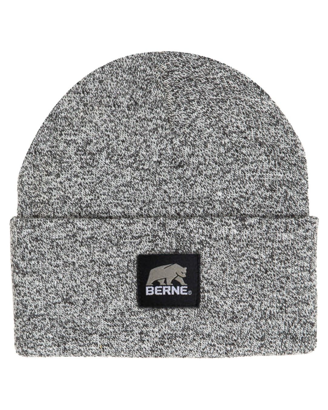 Berne Heritage Knit cuff Cap in Black/White