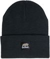 Am image of a Custom Berne Heritage Knit cuff Cap in Black!