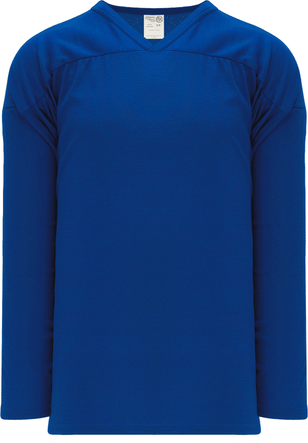 Am image of a Custom Athletic Knit Practice Series Hockey Jersey in Royal!