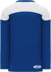 Am image of a Custom Athletic Knit League Series Hockey Jersey in Royal/White!
