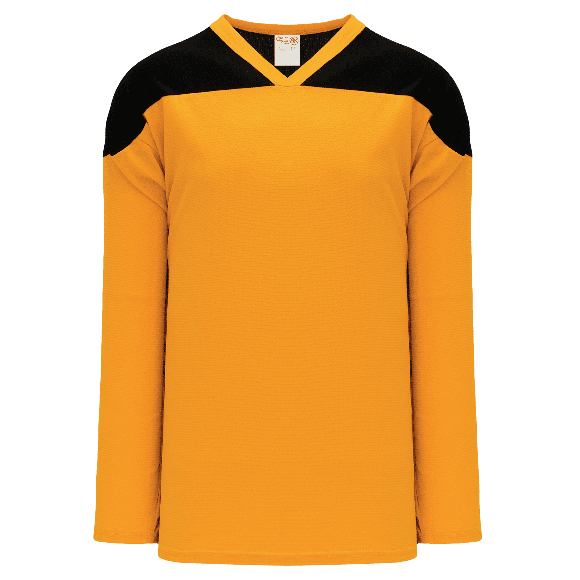 Athletic Knit League Series Hockey Jersey in Gold/Black