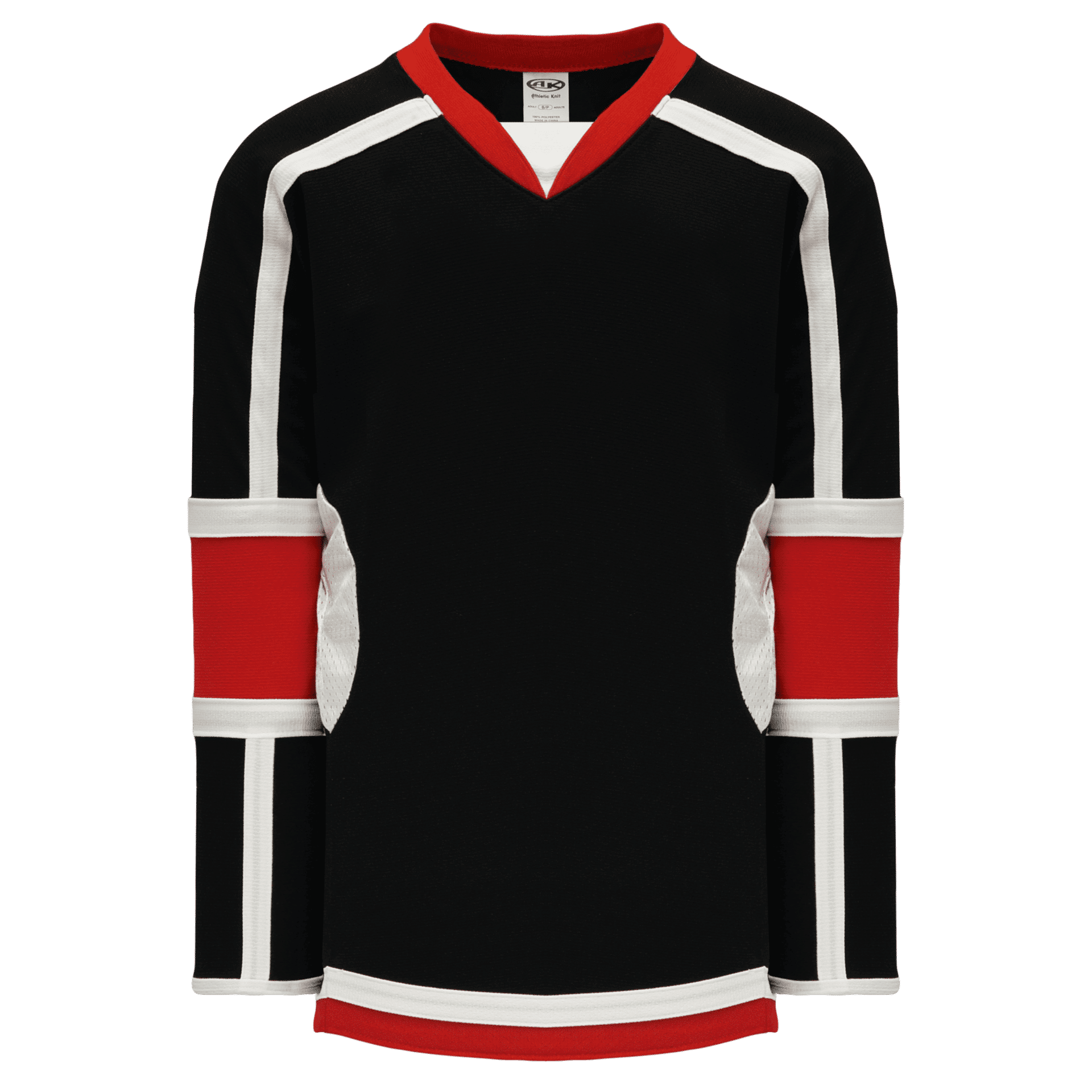 Athletic Knit Select Series Hockey Jersey in Black/White/Red