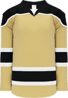 Am image of a Custom Athletic Knit Select Series Mid Hockey Jersey in Vegas/Black/White!