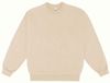 Am image of a Custom LA Apparel LS Heavy Fleece PO Crewneck Sweatshirt 14 Oz in BEIGE!