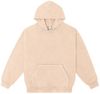 Am image of a Custom LA Apparel LS Heavy Fleece Hoodie PO 14 Oz in BEIGE!