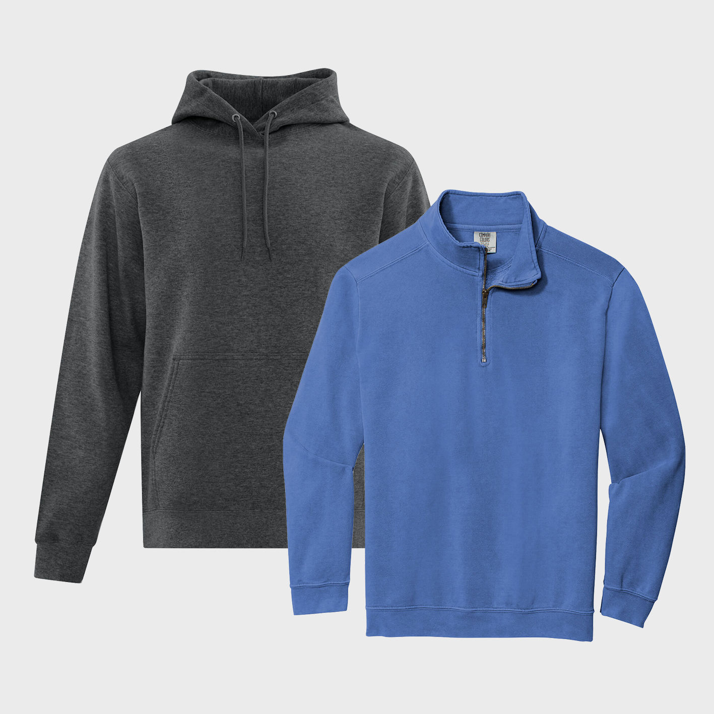 Apparel that you can easily print your logo or design on.