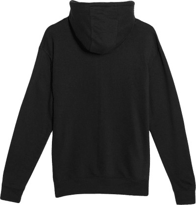 Am image of a Custom Lane 7 French Terry Hoodie in BLACK!