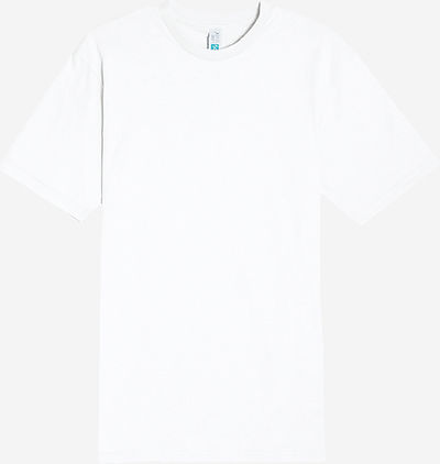 Am image of a Custom Lane 7 Heavyweight Tee in White!