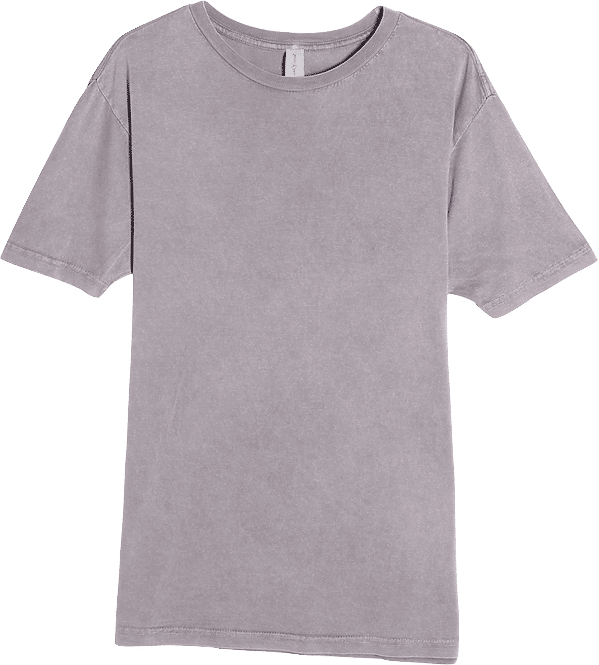 Lane 7 Vintage Crewneck Tee in Vintage Zinc