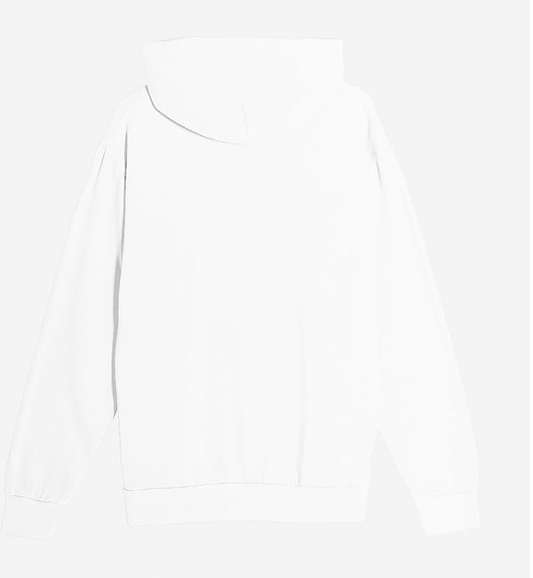 Am image of a Custom Lane 7 Unisex Urban Pullover Hooded Sweatshirt in White!